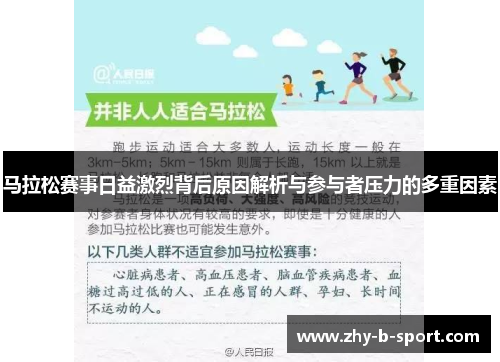 马拉松赛事日益激烈背后原因解析与参与者压力的多重因素